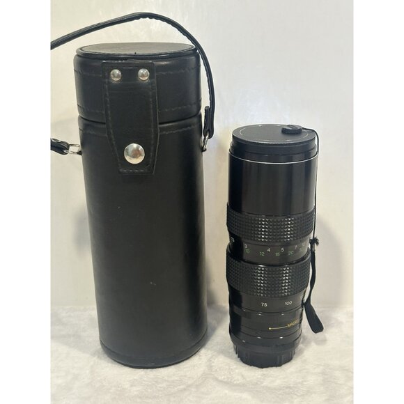 soligor Auto Zoom Macro Camera Lens 1:3.5 With Case